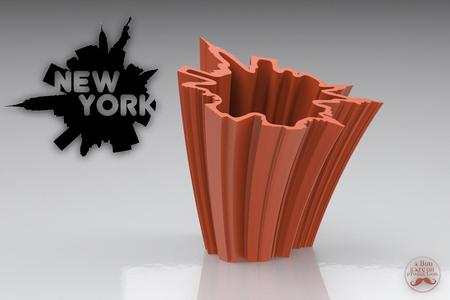 SkyLine Vase: NEW YORK