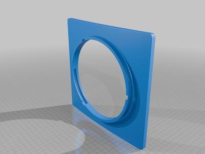 150mm Air Con Base Flange (v2) Outer - Adapted For …