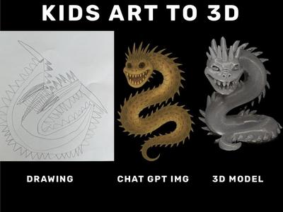 Kids Art - Monstrous Snake