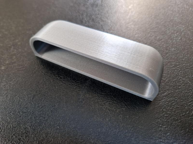 Sliding door handle, sticked