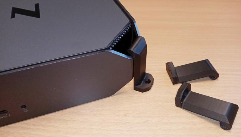 HP Z workstation desk mount