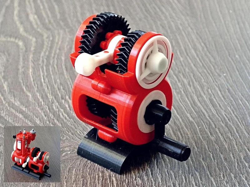 Constant Mesh Two Speed Gearbox   