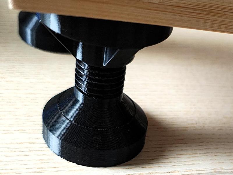 Adjustable feet for furniture - load 130kg/286lb