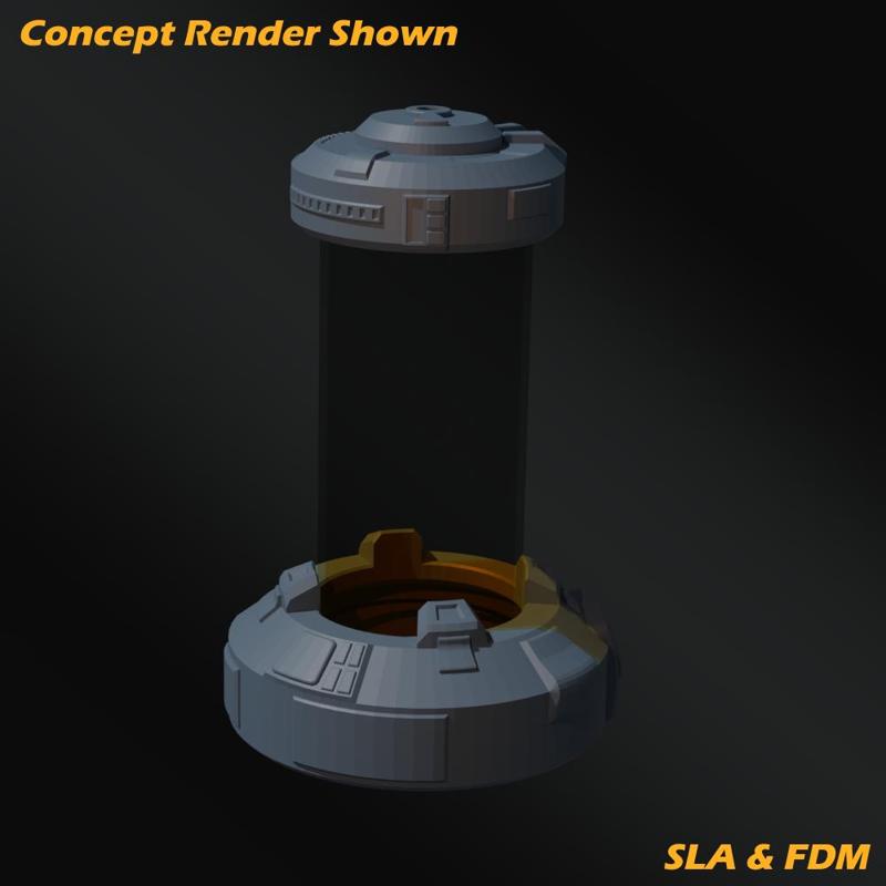 Pill Bottle Sci-fi Terrain #1