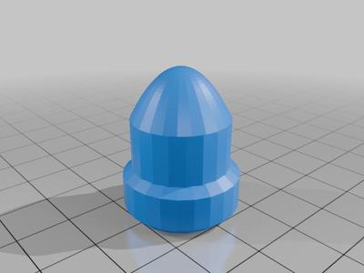 curtain rod end 1/2"