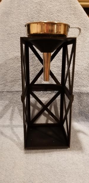 Funnel Holder for Filtering Resin