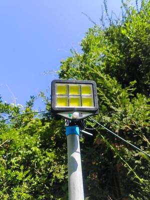 Solar led lamp holder