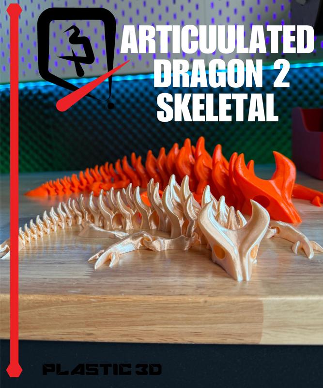 Articulated Dragon 2- Skeletal