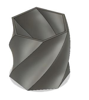 Spiral Pot or Vase