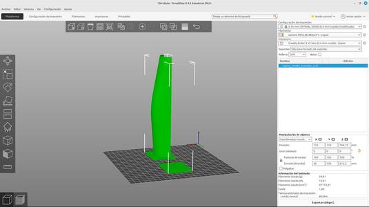 Filling mold for F2B aerobatic cockpit.