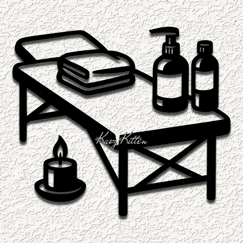 massage table massuese wall art home decor