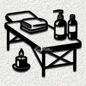 massage table massuese wall art home decor