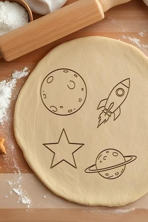 Space Set Cookie Cutter, Biscuit Cutter