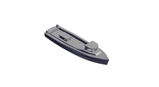 1/100 Scale Chesapeake Bay Deadrise Workboat 4.stl