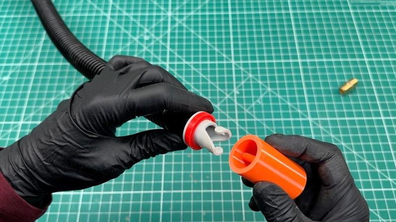 Male Halkey Roberts Valve Connector to 1/4" NPT Female Adapter