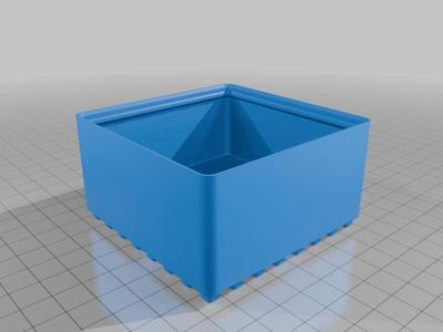DecFinity 8x8 (80mm x 80mm) undivided bin