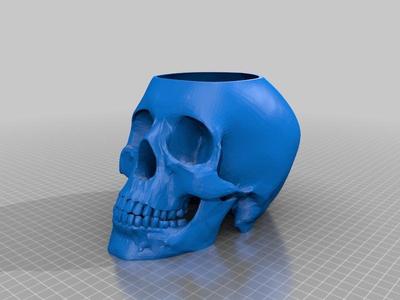 skull pot