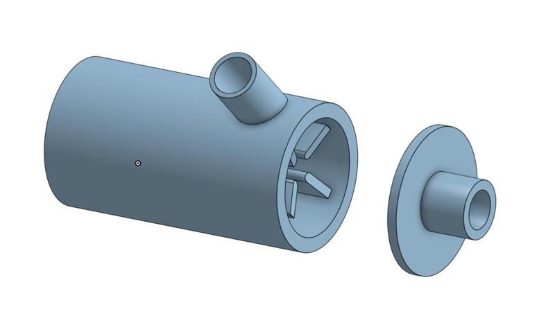 Coreless motor water pump