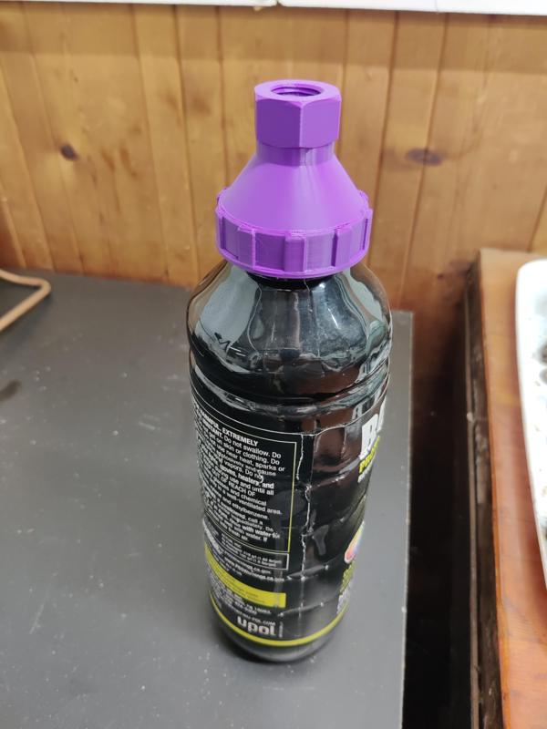 U-Pol Raptor Bottle to HVLP Paint Gun Adapter
