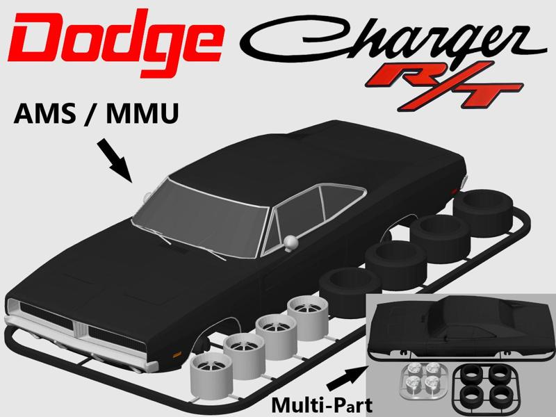 Dodge Charger R/T Kit Card (known from Bullitt, Blade, The Fast and the Furious)