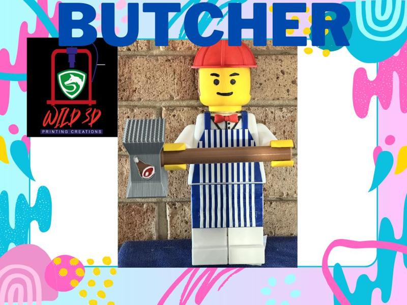 Brick man Butcher Toilet roll holder