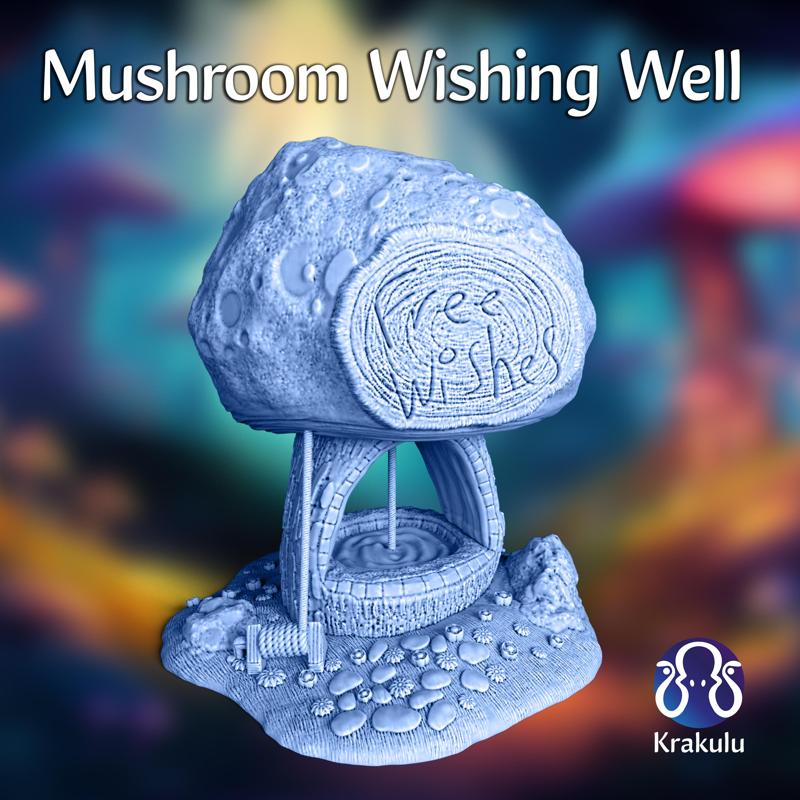 Mushroom Wishing Well