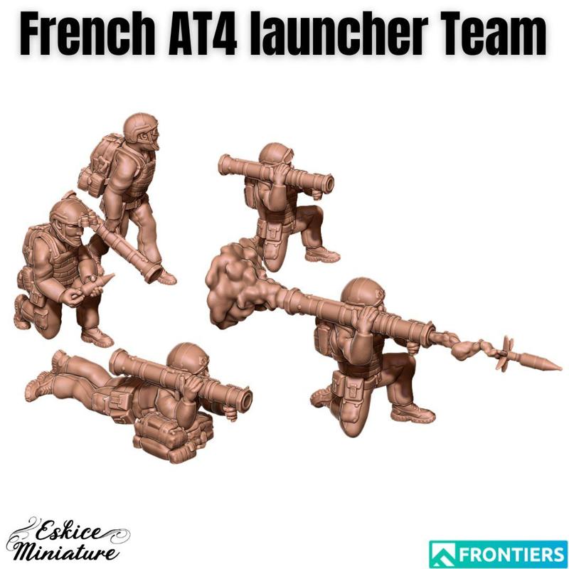 Modern French with AT4 Rocket launcher - 28mm