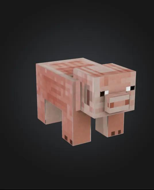 Minecraft Minecraft  Pig   