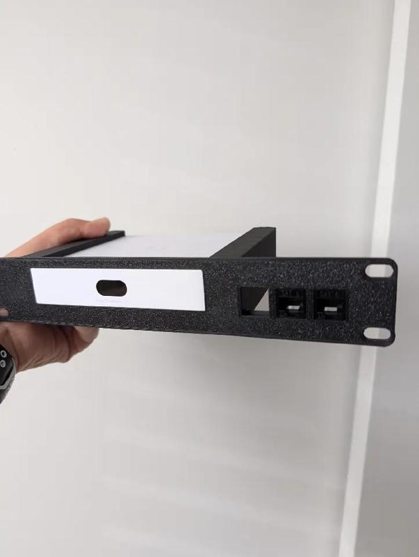 [RE-REMIX] 10-inch Rack Mount for UniFi UXG Max | UniFi UCG-Ultra | UniFi UCG-Max | 3 Keystones   