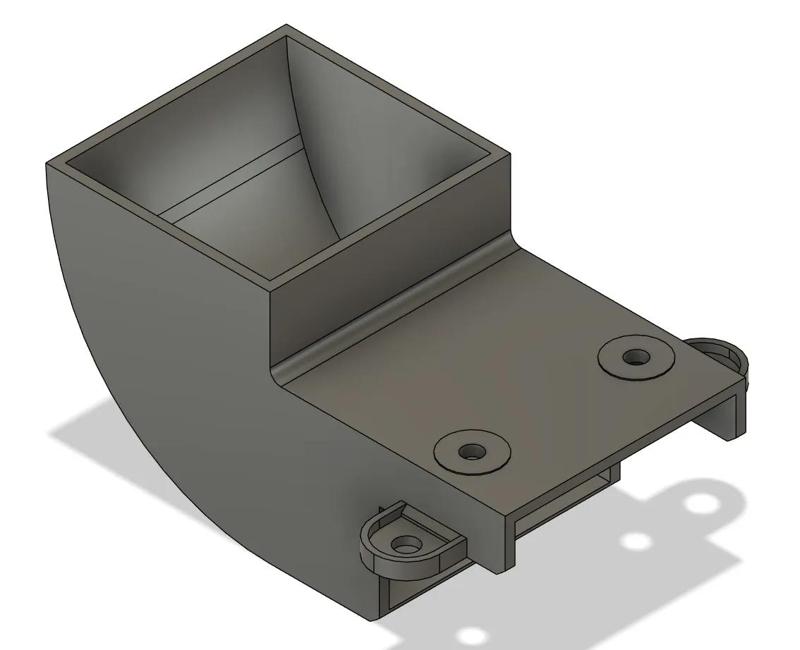 air duct creality space pi plus   