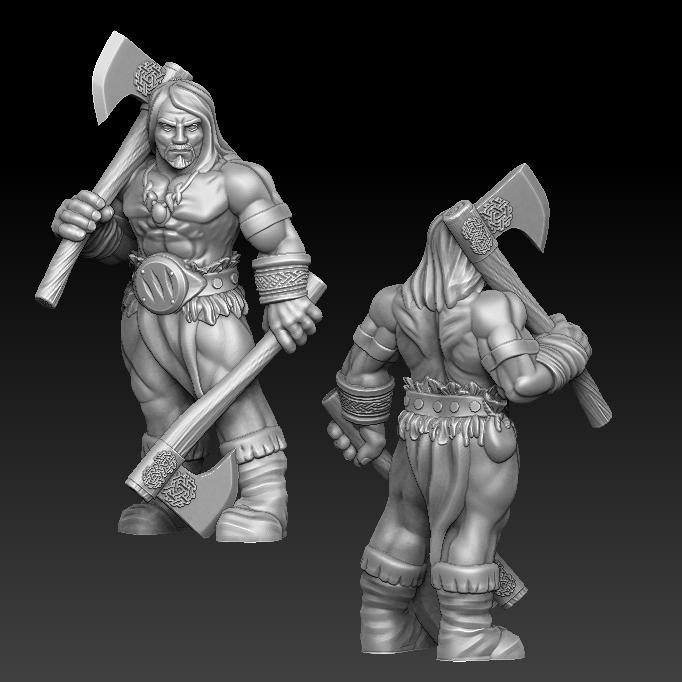 barbarian two ax