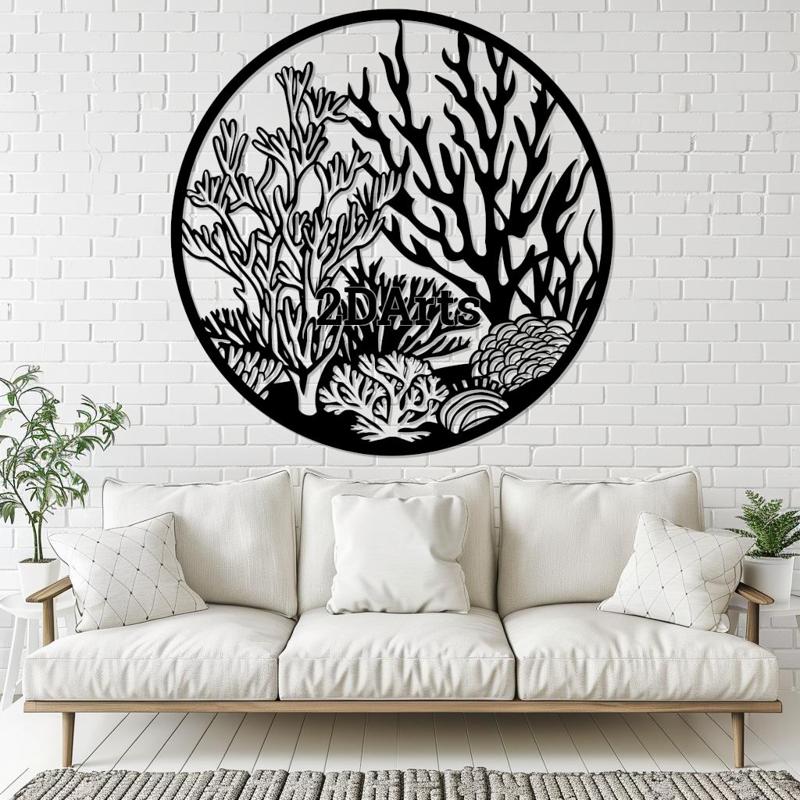 Coral Reef 2D Wall Art/Window Art