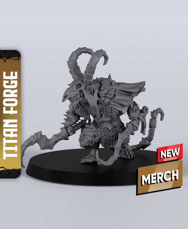 Natik Sharpblade - With Free Dragon Warhammer - 5e DnD Inspired for RPG and Wargamers