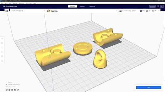 Goldielocks Ring Mold (Ceramic Casting)
