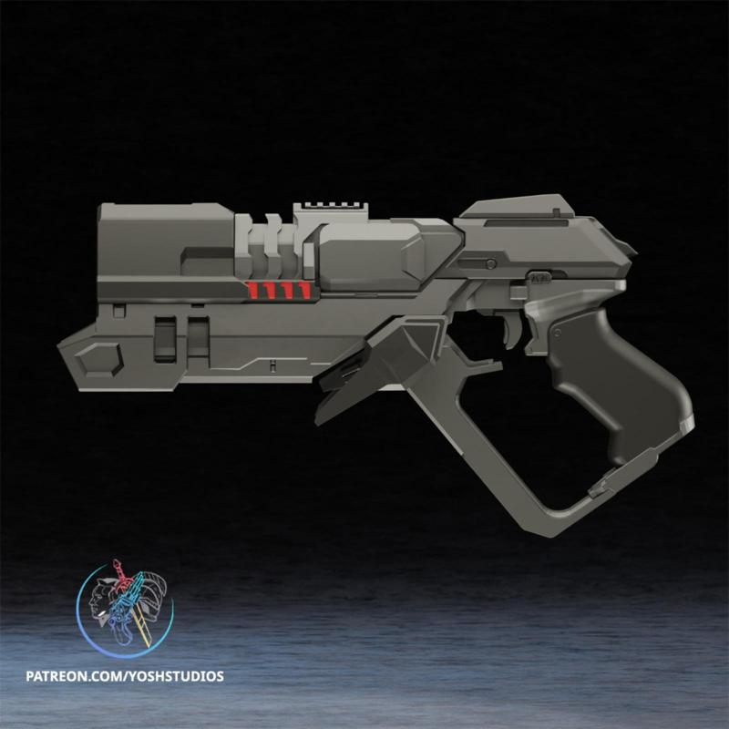 Winter Soldier Rivals Gun 3D Printer File STL