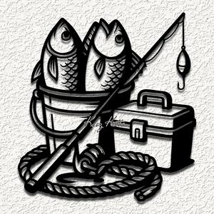 fishing fathers day wall art home decor