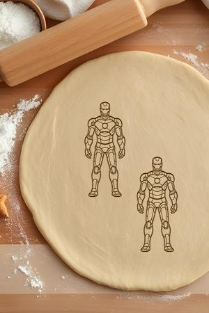 Iron Man Cookie Cutter, Biscuit Cutter