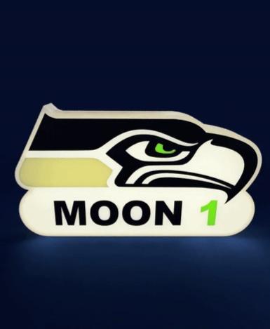 Seattle Seahawks Sign - LED Strip Compatible