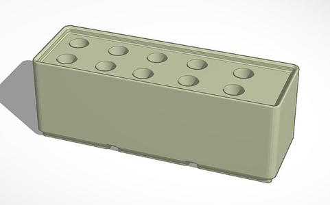 Grid infinity pencil holder.