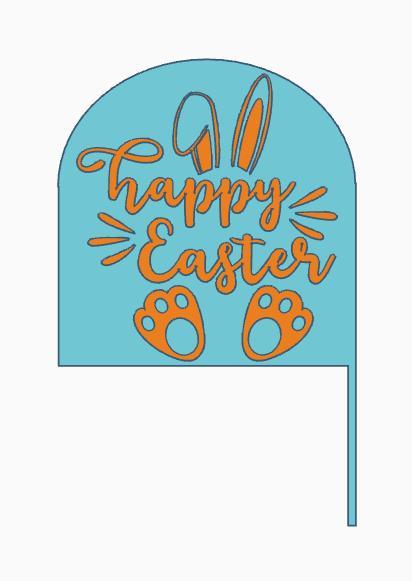 Happy Easter Door Corner Right.stl