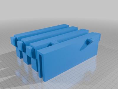 Dual AMS Sliding Rack Screw Down Back Solid Back Supports