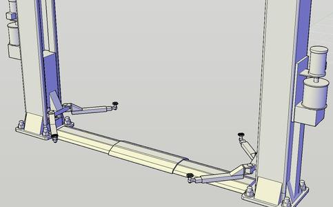 Hydraulic Car Lift. (for diorama garage)