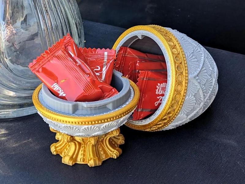 Faberge Egg Container   