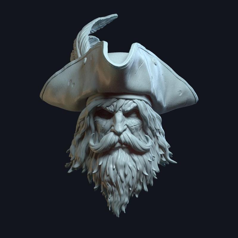 Seawolf v1 Action Figure Head