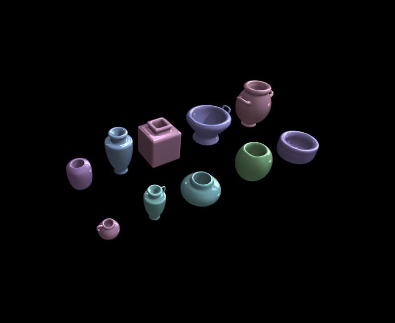 Miniature Basing Vases & Pottery