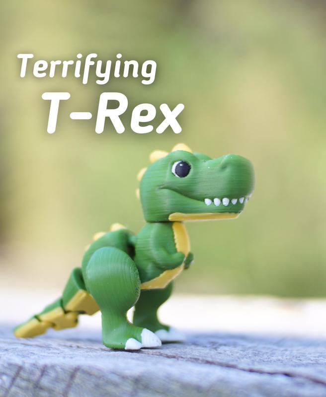 Terrifying T-Rex - Articulated Fidget T-Rex - Ludo animal