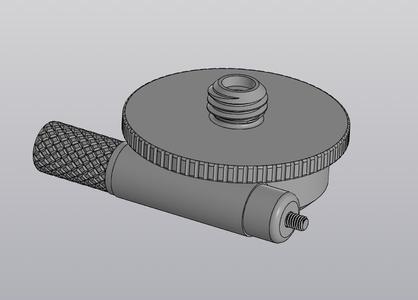 Laser level base with precise rotation