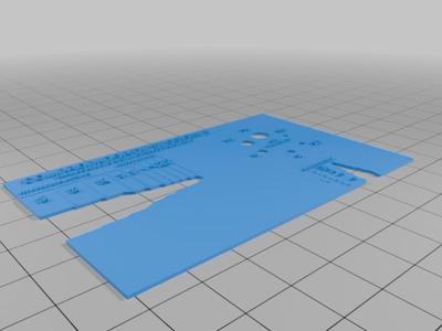 Comprobador de secciones de cable unipolar eléctrico