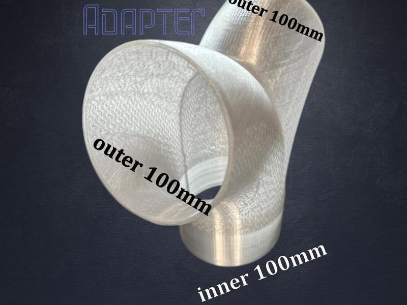 100mm Y-shaped Pipe Adapter