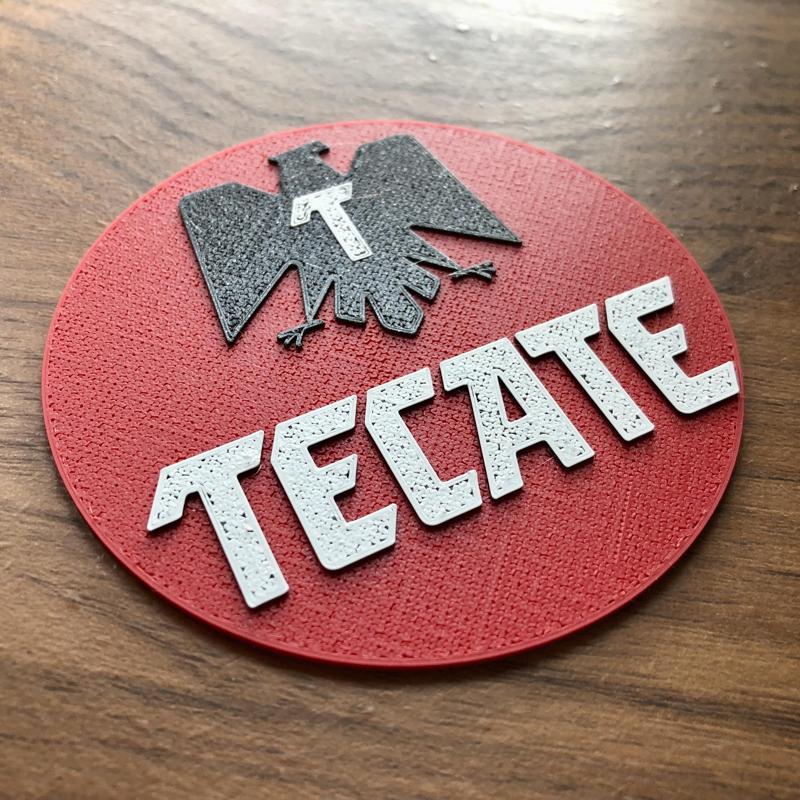 Tecate Beer Coaster - Mexico